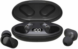 Savio Słuchawki bezprzewodowe Bluetooth 5.3, IPX4, dotykowe sterowanie,