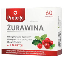 Protego Żurawina - 60 tabletek -> Odbiór