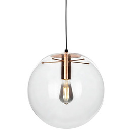 Lampa wisząca SANDRA 20 miedziana - szkło, metal