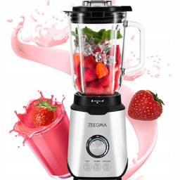 BLENDER KIELICHOWY DO KOKTALJI SZKLANY DUŻY 1,75L Złote