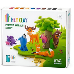 HEY CLAY Masa plastyczna Forest Animals Zwierzęta leśne