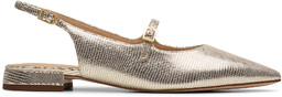 Baleriny Clarks Sensa15 Shine 26181315 Złoty