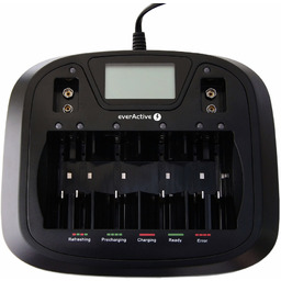 NC900U LCD Ładowarka everActive R03/R6/R14/R20/9V