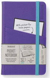 Bookaroo Notatnik Journal Pocket A6 - Fioletowy -