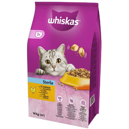 WHISKAS Karma Sucha Dla Kota Po Sterylizacji 1+