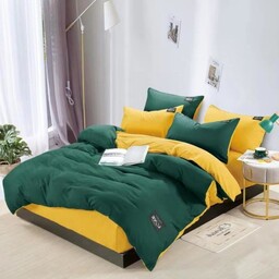Pościel Dwubarwna Elena 121 160x200 4 części Zielona
