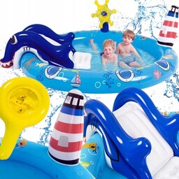 Wodny Plac Zabaw Dla Dzicie Basen Ze Zjeżdżalnią