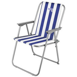 NILS CAMP Krzesło turystyczne NC3503 Niebiesko-białe Czujnik dymu