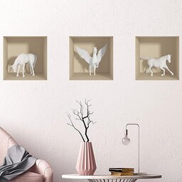 Naklejki samoprzylepne 3D Naklejka ścienna z efektem 3D