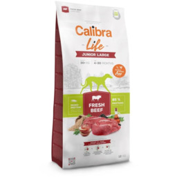 CALIBRA Dog Life Junior Large Fresh Beef 12