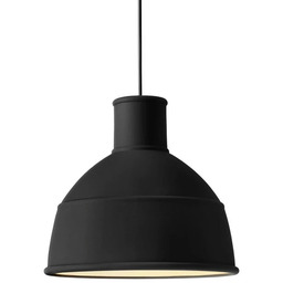 Lampa Wisząca Muuto, czarny, jadalnia, tworzywo sztuczne, design