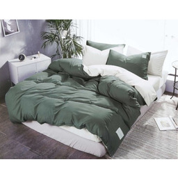 Pościel Dwustronna Elena 122 160x200 4 części Zielona
