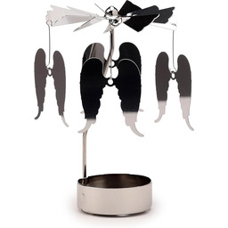 Puckator Skrzydła anioła obracająca się karuzela spinningowa świecznik