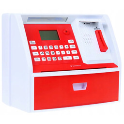 Bankomat z kartą Skarbonka dla dzieci 3+ czerwony