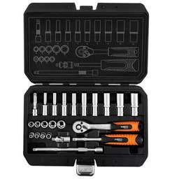 NEO TOOLS Zestaw kluczy nasadowych 10-231 (23 elementy)