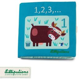 Materiałowa, mięciutka książeczka z cyferkami 1, 2, 3...83274-Lilliputiens
