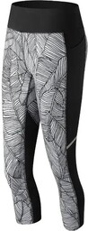Legginsy Damskie New Balance Print Impact Getry 3/4-Xs