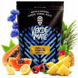 Yerba Verde Mate MAS IQ Tropical 500g Moc