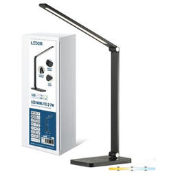 Lampka biurkowa LED NOBLITE Q 7W CCT czarna