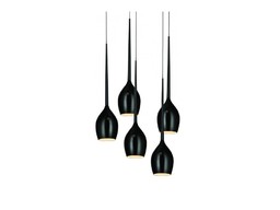 Izza 5 Black - Azzardo - lampa wisząca