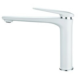 Bateria umywalkowa Deco Miló wylewka 200 mm biała
