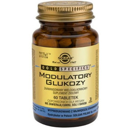 SOLGAR Modulatory Glukozy, 60 tabletek