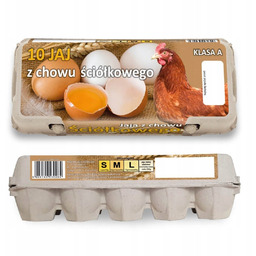 Jaja ściółkowe od kur z wolnego wybiegu, klasa