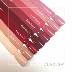 Claresa DUSTY ROSE zestaw cała KOLEKCJA hybryd 8x