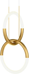 Maytoni Ledowa wisząca lampa Node MOD165PL-L18G3K 18W ringi