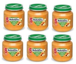 ZESTAW 6 x BoboVita deserek brzoskwinie, jabłka, banany,