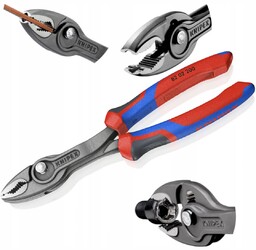 Knipex 82 02 200 szczypce zaciskowe przednie TwinGrip