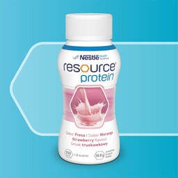 Resource Protein smak truskawkowy, 4 x 200 ml