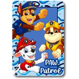 Koc dziecięcy polarowy Psi Patrol 100x140 kocyk