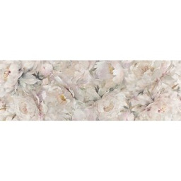 Płytka ścienna LUVIE beige wallpaper peony satin 39,8x119,8