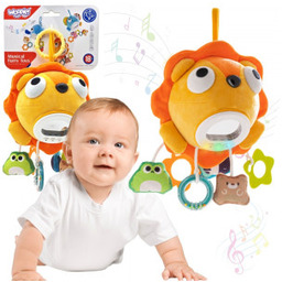 WOOPIE Baby Pluszowy Lew Maskotka Interaktywna Przytulanka Muzyczna