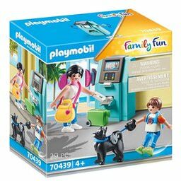 Playmobil, klocki konstrukcyjne Family Fun Turysta Przy Bankomacie,