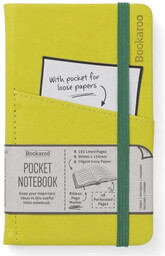 Bookaroo Notatnik Journal Pocket A6 - Oliwkowy -