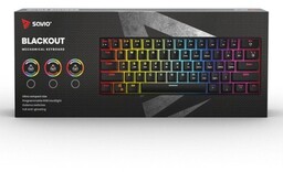 Savio KLAWIATURA MECHANICZNA BLUE OUTEMU BLACKOUT