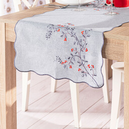 Markizeta Obrus bieżnik 50x100 007 szary Jarzębinowy Blask