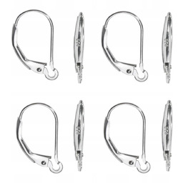 Bigle angielskie srebrne 925 zapięcia do kolczyków zawieszek