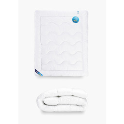 Kołdra antyalergiczna 135x200 Aerelle Blue całoroczna 1000g biała