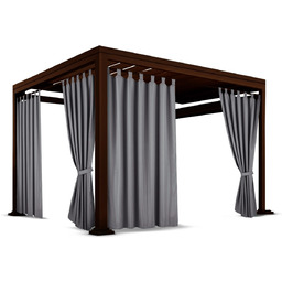 Zasłona ogrodowa wodoodporna na szelkach do altany,