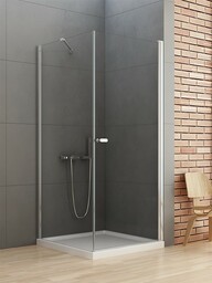 Kabina prysznicowa 90x80 D-0141A/D-0087B New Soleo New Trendy