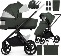 Venicci Claro lekki wózek 10,7kg 2w1 +t+p+okrycie+m+f+m+a Forest