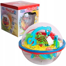 Duża Kula Labirynt Zabawka Gra Kulki Spirala Logiczna