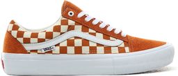 obuwie VANS OLD SKOOL PRO (CHECKERBOARD) Golden Oak