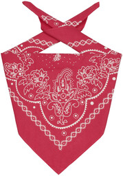 Bandana Classic Paisley by Levi s , czerwony,