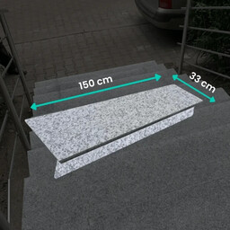 Zestaw Schodowy G602 - Stopień 2cm + Podstopień