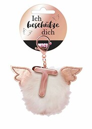 NICI 46988 zawieszka do torebki pompon ochronny litera