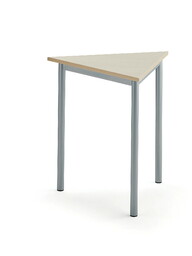 Biurko BORÅS TRIANGEL, 700x700x720 mm, brzoza laminat, szary